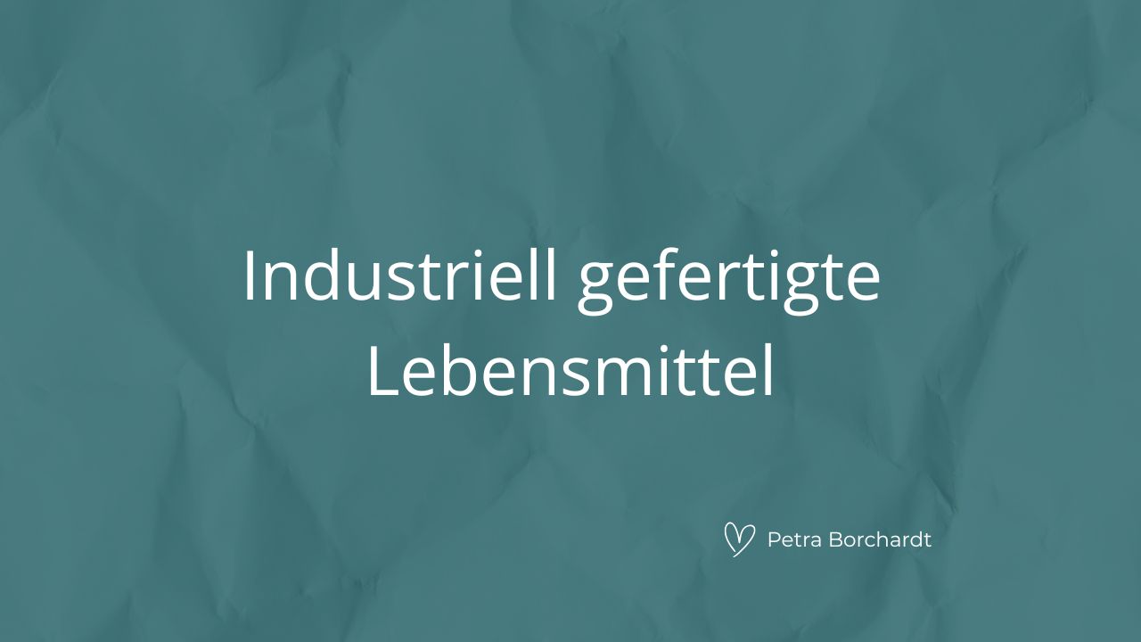 Clip 8 Industriell gefertigte Lebensmittel