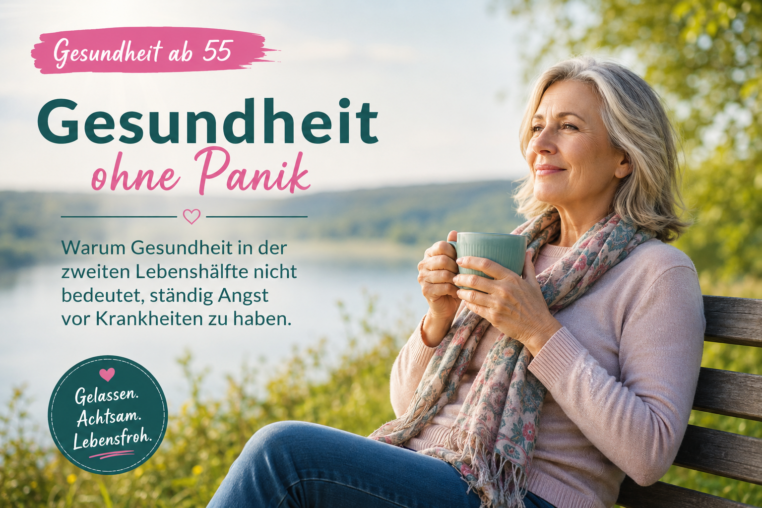 Gesundheit ohne Panik – gesund und gelassen leben ab 55